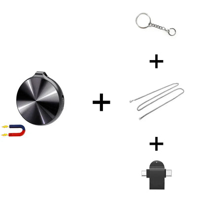 Voice Recorder Activated Recording Micro Dictaphone Digital Audio Smart Recorder MP3 Player Noise Reduction