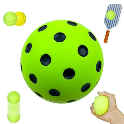 Pickleball Foam Balls PU Foam Indoor Pickleballs Consistent Bounce Practice Ball For kids Adults Pickleball Training