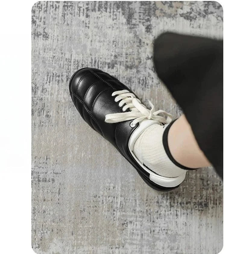 Women's Shoes Spring New Fashion Casual Shoes College Style Wide Toe Soft Comfortable Flat Shoes Outdoor Casual Sports Shoes