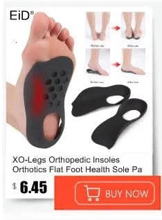 Kids Children 3D Orthopedic Insoles Arch Support insole for OX-Legs Flat Foot insoles Orthotic Pads Correction Health shoes pad