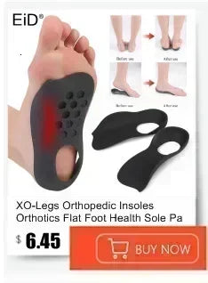 Kids children 3d orthopedic insoles arch support insole for ox-legs flat foot insoles orthotic pads correction health
