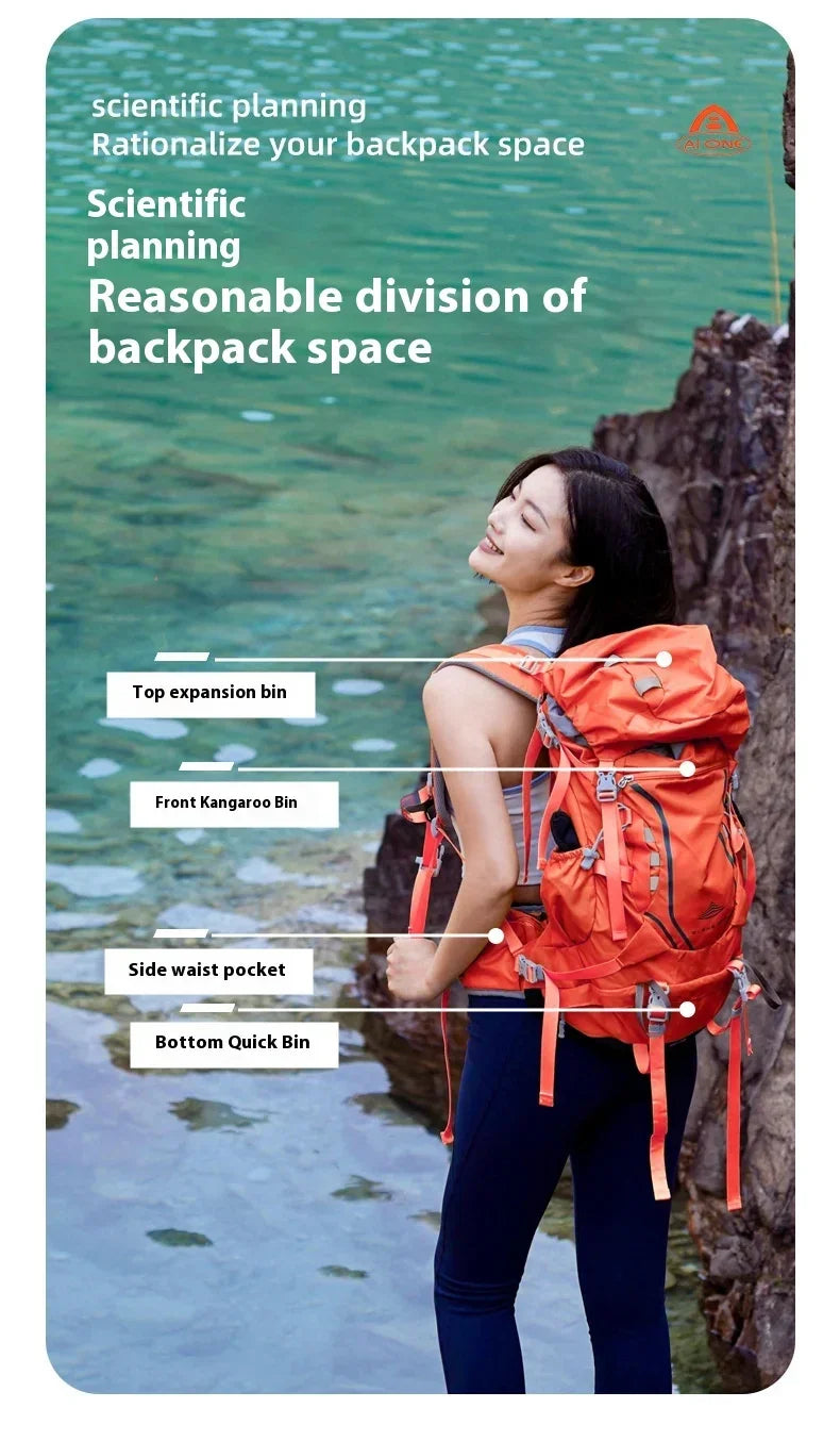 40L Mountain Backpacks Tourist Rucksack Climbing Bag Hiking Backpack Men Sport Molle Trekking Backpack Tactical Bag