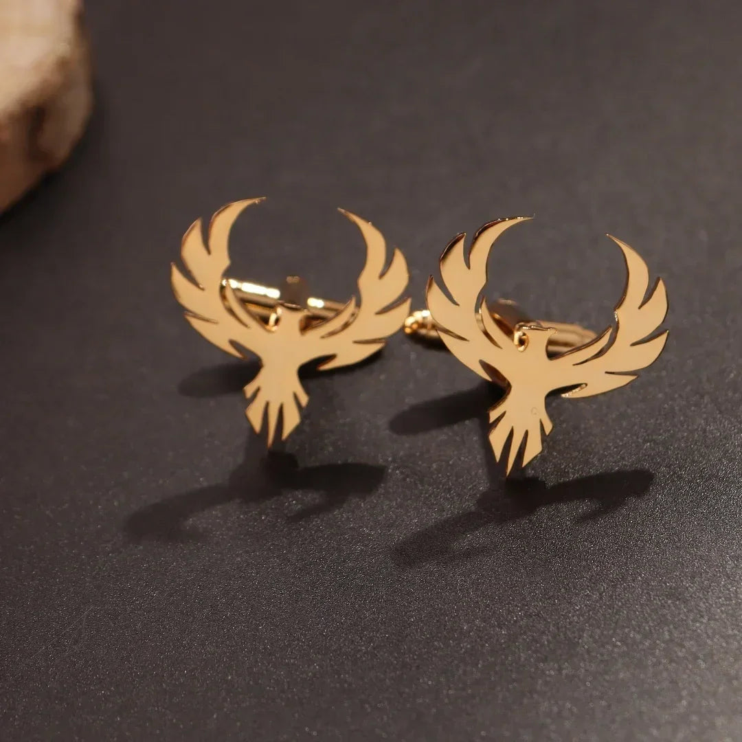 Stainless Steel Cufflinks For Men  Lion Cuff Button Eagle Cross Sikh Symbol  For Wedding Shirt Badge Pin  Shirt Cufflinks