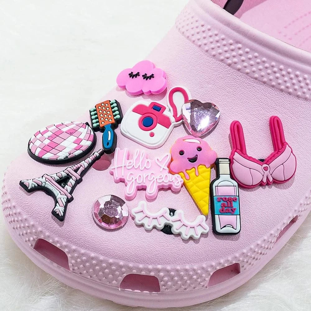 20//50/100pcs Random Shoe Charms for Women