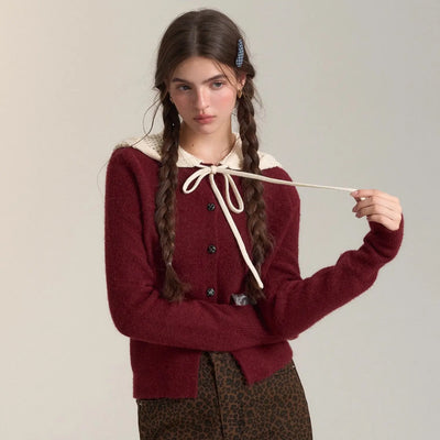 Hooded Sweater Women 2025 Autumn New Arrival Gray Black Or Red Color Knitted Pullover Sweater Korean Style Casual Sweater Tops