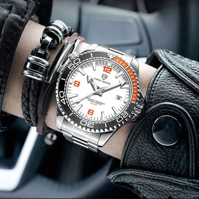 2025 New Top Brand Design Men's Watches Luxury Fashion Multifunctional Dial Quartz Watches Steel Strap Waterproof Men's Watches