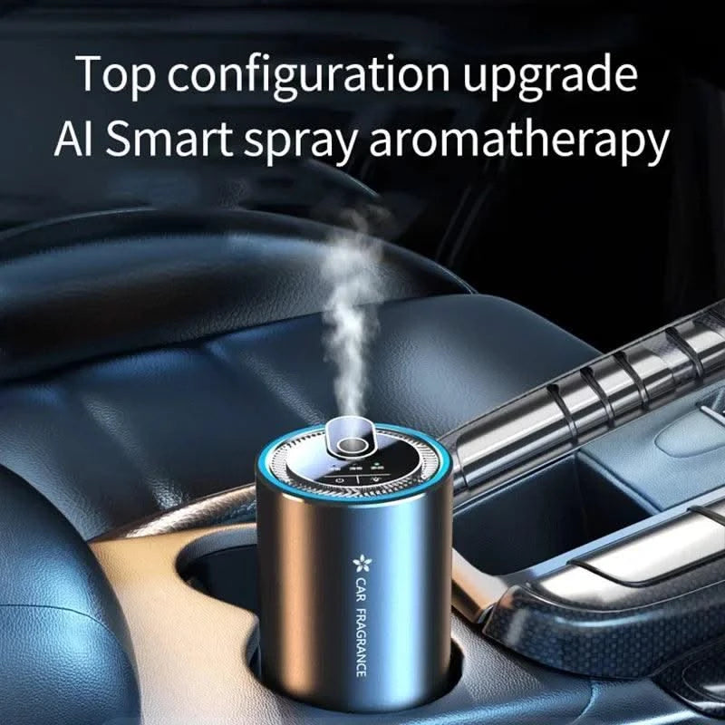 Car Perfume Air Freshener Essential Oil Fragrance Diffuser Smell Distributor USB Rechargeable Aromatherapy Scent Air Refresher