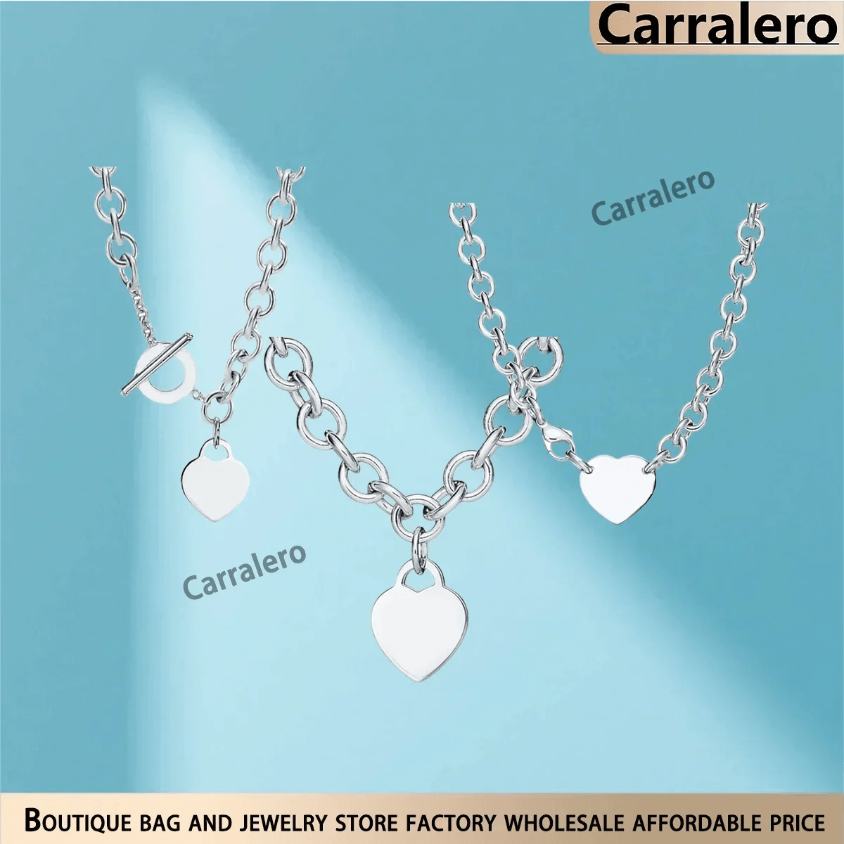 Luxury fashion ladies dfn necklace classic design party anniversary gift multiple styles of necklaces available