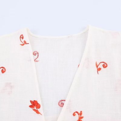 Women's Dresses Summer 2025 New Printed Long Sleeve Dress Mini Skirt Emotional V-neck Design Tassel Trim Stylish and Sexy