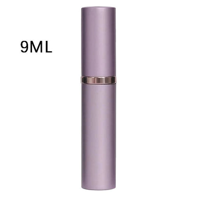 Portable Luxurious 9ml Travel Perfume Bottle Rosted Metal Shell Bottom Filling Sample Delicate Spray Empty Perfume Dispenser