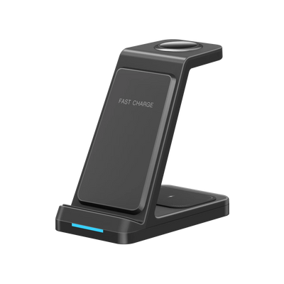 30W Wireless Charger Stand 3 in 1 Fast Charging Station for iPhone 16 15 14 13 12 iWatch 10/9/8/7/6/5/4/3 Airpods 4/3/2/Pro