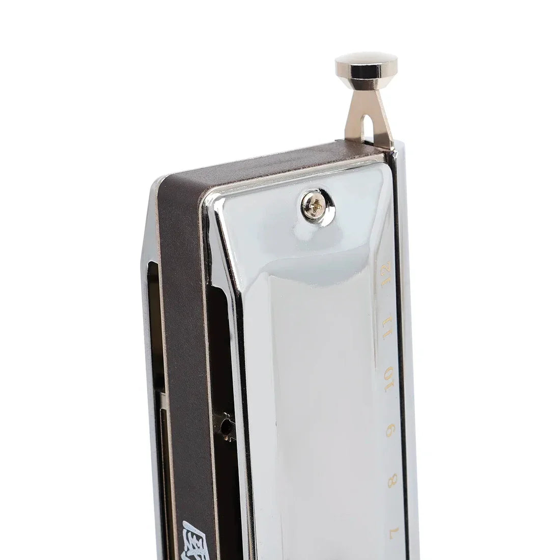 Professional Silver Chromatic Harmonica｜12-Hole 48 Tones w/Stainless Cover｜Guoguang Voice-Optimized｜Home Use for All Ages 🎶