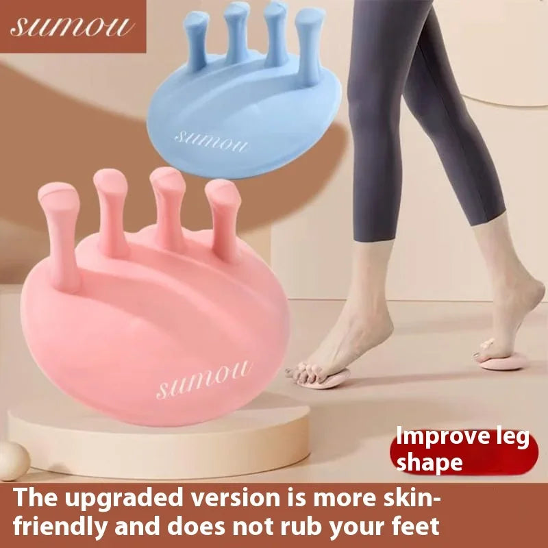 Leg Toe Plantar Exercise Kit 2Pcs: Arch Trainer & Thumb Valgus Corrector with Toe Splints System