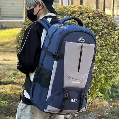 Climbing Backpack with Shoes Pocket Outdoor Travel Hiking Trekking Camping Sports Bag Large Mountaineering Luggage Rucksack