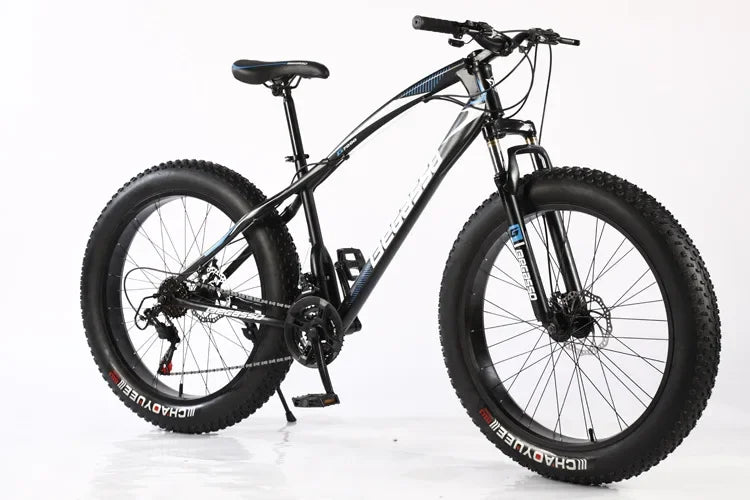 26Inch Snow Bike with Variable Speed4.0Thick Wide Tires Outdoor Beach Bike Mountain Bike Bicycle