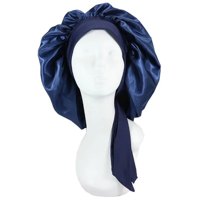 Satin Bonnet Silk Bonnet Adjustable Bonne For Sleeping Hair Bonnet With Tie Band Bonnets For Women Men