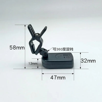 Guitar Tuner For All Instruments Clip on Electronic Tuner for Guitar Bass Ukulele Violin Mandolin Banjo
