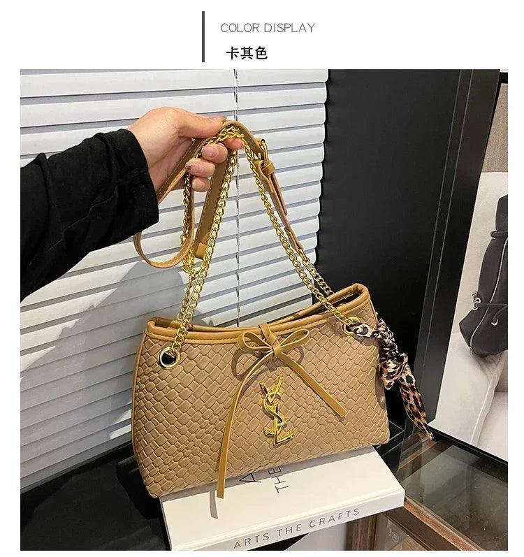 Famous designer women’s handbag in soft leather elegant crossbody-bag with adjustable strap classic luxury style
