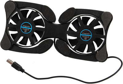 Cooler Stand Laptop Cooler Low Noise Cooling Portable Ultra Slim Gaming Laptop Cooling Pad Prevent Overheatin for 7-15 in Laptop