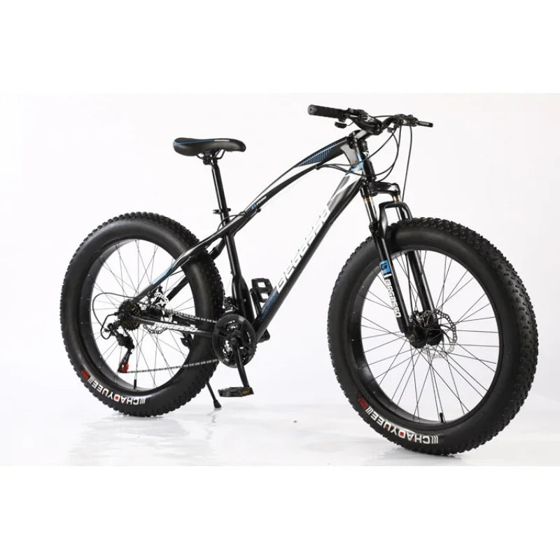 26Inch Snow Bike with Variable Speed4.0Thick Wide Tires Outdoor Beach Bike Mountain Bike Bicycle