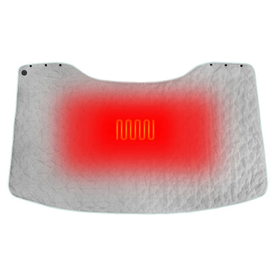 Wearable USB Electric Heated Blanket 3 Heating Levels Fleece Heated Blanket Quickly Heated Cape Pad for Home Office Car