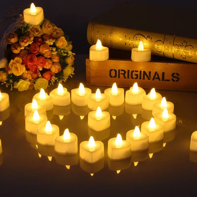 Led Electronic Candle Warmer Lamp Flameless Glowing Candles for Family Christmas Party Wedding Decoration Candlestick Decorative