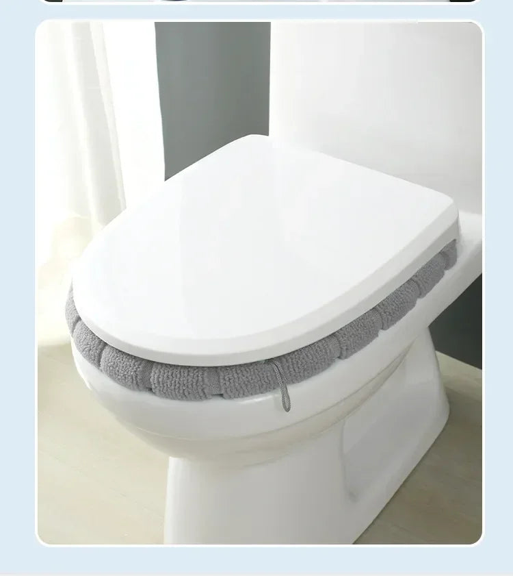 Winter toilet seat cushions bathroom toilet seat cushions handle thicker soft washers with toilet seat insulation accessories
