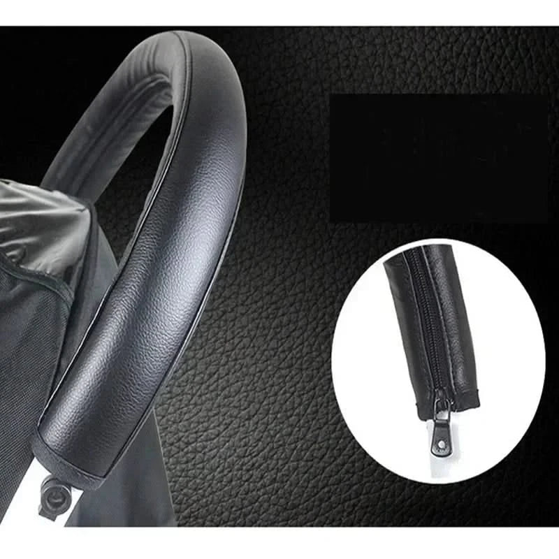 New Baby Stroller Handle PU Leather Baby Stroller Baby Stroller Armrest Box Babies Accessories Protective Cover