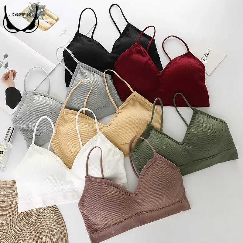 Women Bralette Wireless U-shaped Beautifying Bra