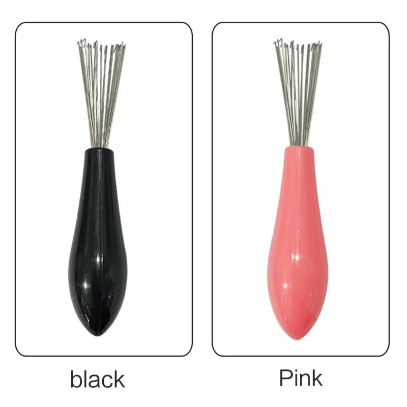 Comb Hair Brush Cleaner Plastic Handle Cleaning Brush Remover Embedded Beauty Tools Cleaning Products Cleaning Supplies