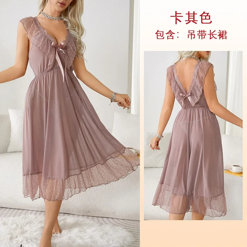Women's Sexy Lingerie Nightgown Sleepwear