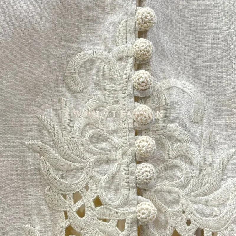 2025 Slik Beige Long Sleeve Midi Dress for Women