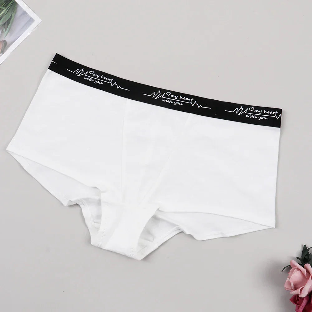 Ladies Solid color boxers Briefs Comfortable Female Underwear Sporty Style Casual Sexy Panties for Women S-XL