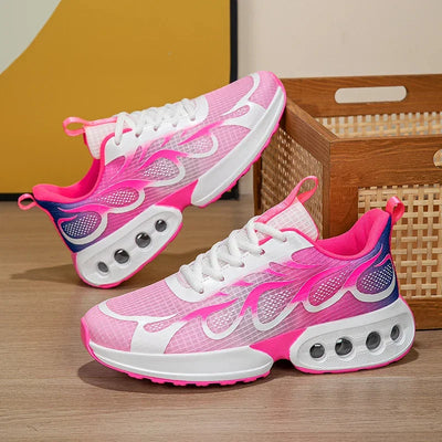Women Running Shoes Outdoor Casual Walking Breathable Loafers Comfortable Brand Leisure Jogging Fashion Lace-up Blade Sneakers