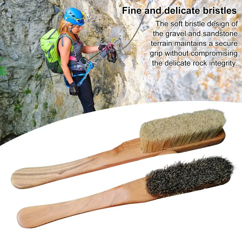 Rock Climbing Brush Thick Bristles Chalk Cleaning Tool Climbing And Bouldering Brush For Indoor Outdoor Holds And Chalk Easy Use