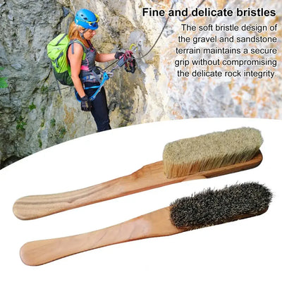 Rock Climbing Brush Thick Bristles Chalk Cleaning Tool Climbing And Bouldering Brush For Indoor Outdoor Holds And Chalk Easy Use