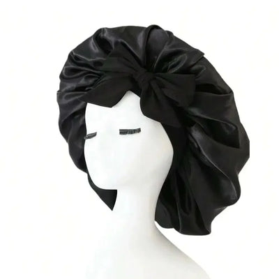 Satin Bonnet Silk Bonnet Adjustable Bonne For Sleeping Hair Caps With Tie Band Bonnets For Women Men Hair Styling Accessories