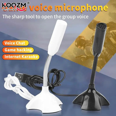 3.5mm USB Microphone For Laptop Computers Noise Reduction Studio Singing Gaming Streaming Mikrofon Stand Mic With Holder Desktop