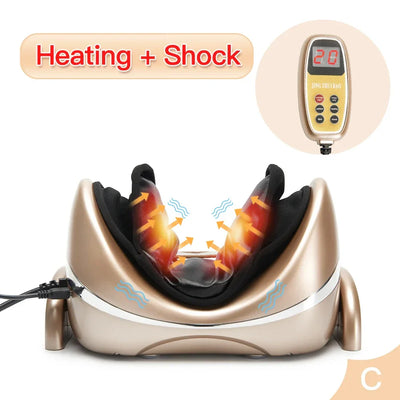 Electric Neck Massager Vibration Masssge Pillow Air Compression Kneading Heat  Massager Neck Stretcher Cervical relieve Pain