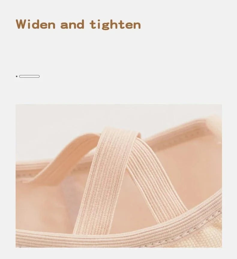 Children Girls Ballet Shoes Classical Dance Shoes Kids Boys Adult Ballet Slippers Indoor Yoga Gym Soft Sole Dance Practice Shoes