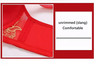 Lace Embroidery Bra Women Front Closure