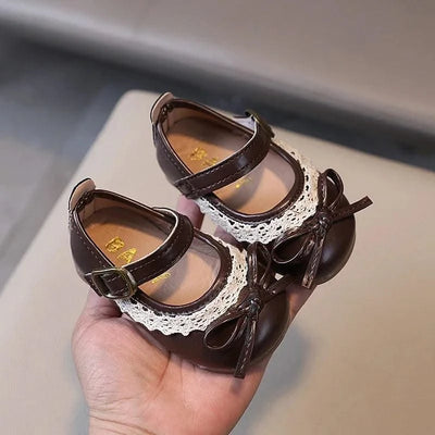 Soft Leather Flat Shoes For Toddlers and Children | Spring Autumn | Princess Casual Walking Shoes | Kids Girls Fashion