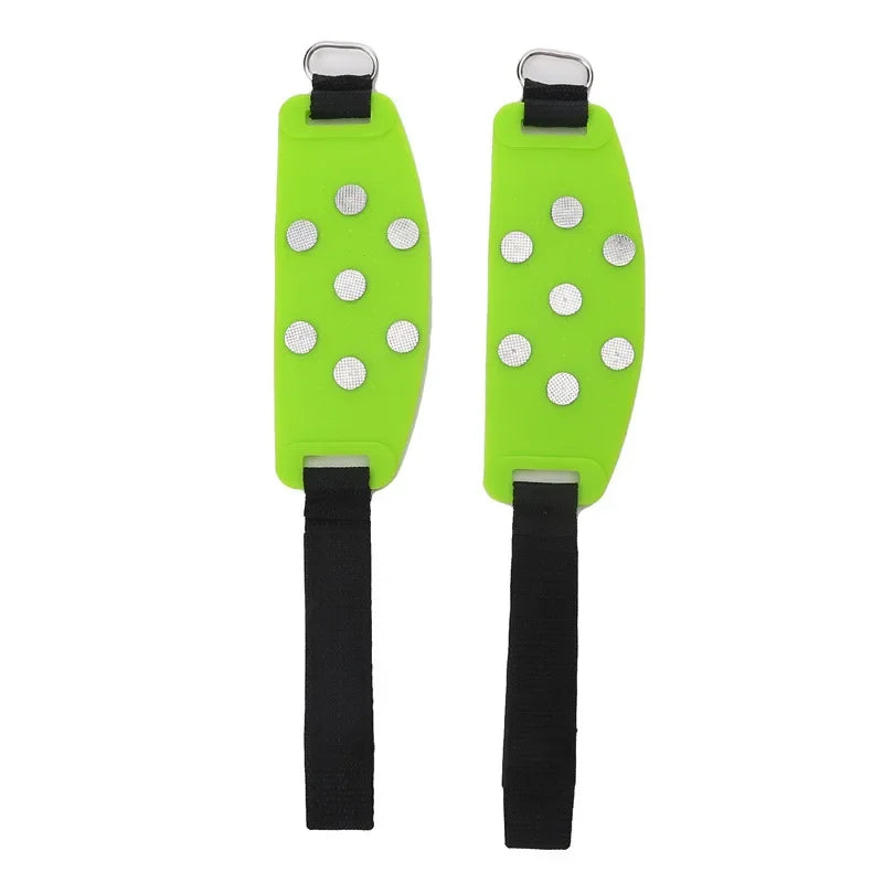 Ice Cleats Traction Crampons Overshoe Ice Snow Anti Slip Spikes Grips Ice Grippers for Adult Hiking Mountaineering Boots Winter