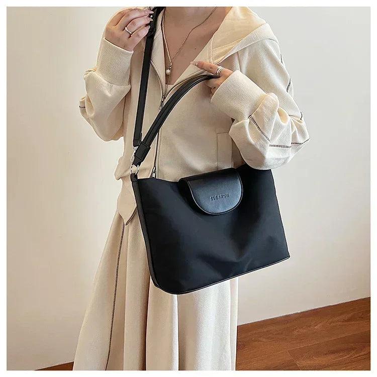 Stylish ladies handbag leather crossbody bag by famous designer - women’s shoulder tote elegant classic popular
