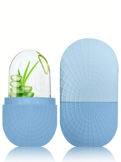 Face and Eye Ice Roller, Face Beauty Ice Roller, Facial Ice Massage Beauty Silicone, Reusable Leakproof Skin Care Tool