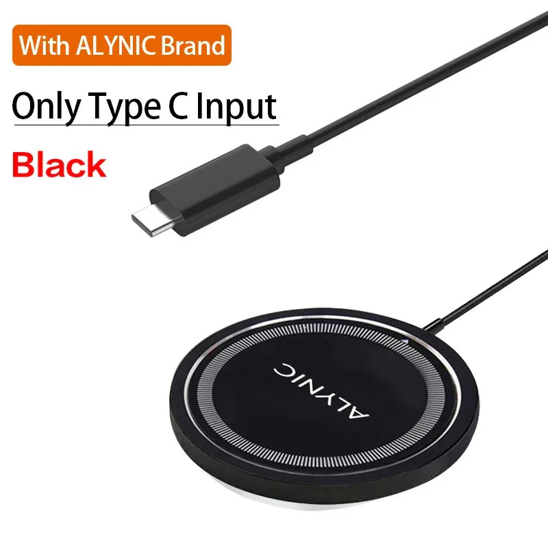 Magnetic Wireless Charger Fast Charging Pad Stand for iPhone 16 15 14 13 12Pro Max Airpods PD USB A Phone Chargers Dock Station