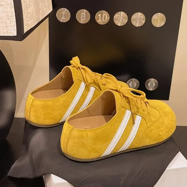 2025 Casual Sneakers Woman Shoes Slippers Flats Platform Sandals Mules NEW Brand Designer Lace Up Loafers Summer Womens Sneakers