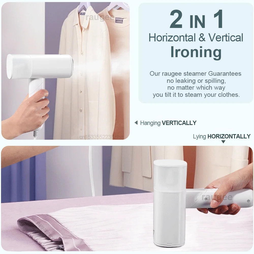 Handheld Garment Steamer Foldable Portable Clothes Ironing Machine for Home Travel 1000W Electric Garment Hanging Steam Iron