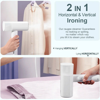 Handheld Garment Steamer Foldable Portable Clothes Ironing Machine for Home Travel 1000W Electric Garment Hanging Steam Iron