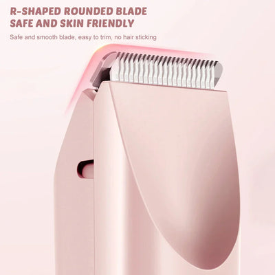 Bikini Epilator For Women Dual Head Electric Razors Portable Wireless Hair Remover Smoothes Silky Wet/Dry Face Body Epilator